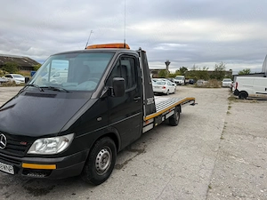 Vând Mercedes-Benz Sprinter 2.7 CDI, platformă auto, în stare foarte bună, ideal pentru tractări - imagine 2