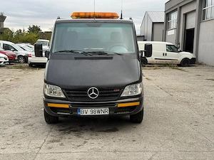 Vând Mercedes-Benz Sprinter 2.7 CDI, platformă auto, în stare foarte bună, ideal pentru tractări
