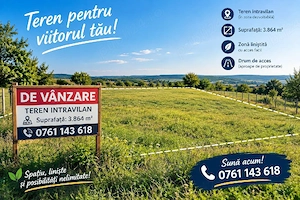 Teren intravilan de vanzare