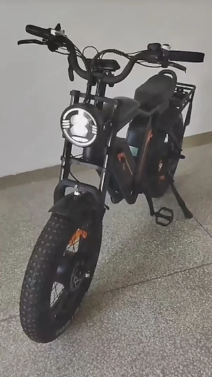 Bicicletă Electrică Pliabilă Ultra-Puternică   Tip Scrambler   Fat Bike - imagine 2