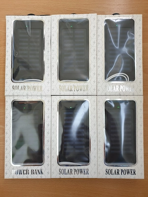 Baterie powerbank solara pentru telefoane, tablete