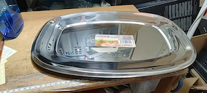 tavă de servire inox 41.5 X 29cm