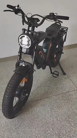 Bicicletă Electrică Pliabilă Ultra-Puternică   Tip Scrambler   Fat Bike - imagine 5