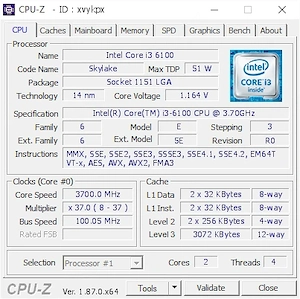 Kit Placa de Baza + I3-6100 [video HD530] + Cooler + Sursa FSP 400W 80+ Platinum 1xPCIe 6pini - imagine 3