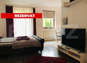 Garsoniera cu gradina intr-o zona pitoreasca din cartierul Schei!