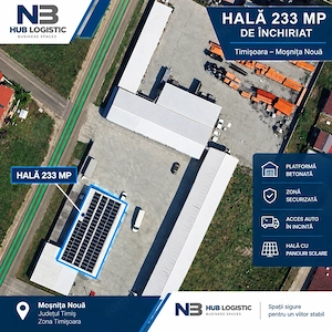 Hala 233 mp de inchiriat   Timisoara  Mosnita Noua - imagine 5