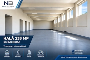 Hala 233 mp de inchiriat   Timisoara  Mosnita Noua - imagine 2