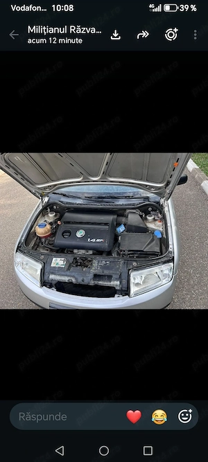 vand skoda fabia motor 1,4 mpi