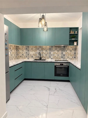 Duplex complet mobilat in Bucovat – 80 mp utili, teren 260 mp, terasa inchisa  #537;i pod mansardabi - imagine 9