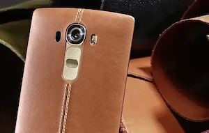 LG G4 Brown Edition incarcare wi-fi spate piele la cutie
