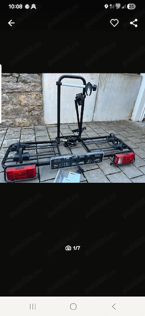 Suport Biciclete pe carlig auto THULE - imagine 2