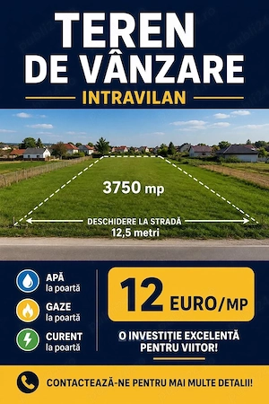 Teren intravilan mlecanesti 