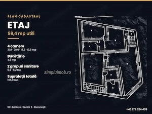 Sediu firmă P+E+S, 198,5 mp utili, Sector 5 – imobil individual - imagine 14