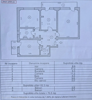 Apartament 3 camere Obor, sup 70 mp - imagine 4