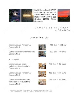 Inchiriez camera Oradea - incepand cu 150 lei   1 noapte  - imagine 2