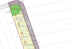 Teren de 423mp pentru casa individuala de vanzare in Sura Mica
