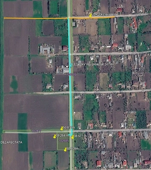 Vând  teren intravilan 2000mp  in centrul  loc Suhurlui Jud Galați 