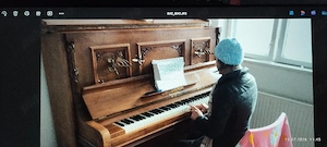 pianina  buna Winkelmann bronz