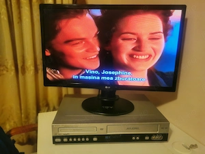 caseta video, vhs vechi film artistic Titanic 1997 