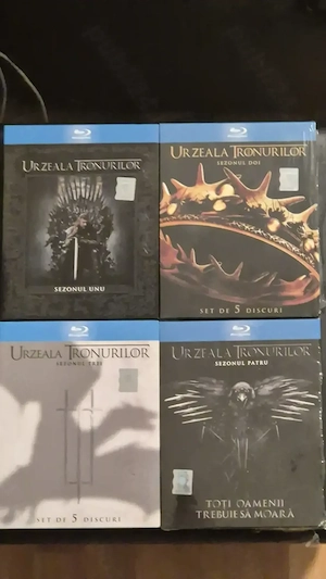 Colectia integrala Game Of Thrones 1-8 blu-ray in stare exceptionala, varianta RO