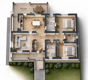 Casa individuala, 95 mp, 804 mp teren, zona Pischia - imagine 10
