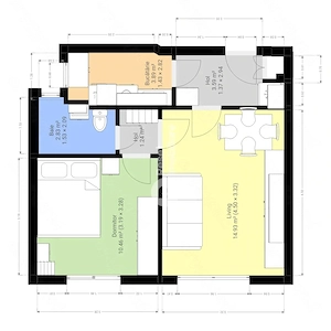 Chirie Decenta 2 camere  ideal studenti  zona Plopilor  0% comision Cluj Napoca - imagine 2