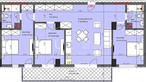 Apartament 4 camere situat in Tomis Plus- Madrid 48 - imagine 4