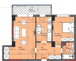 Tomis Plus- Madrid 48, apartament 2 camere - imagine 4