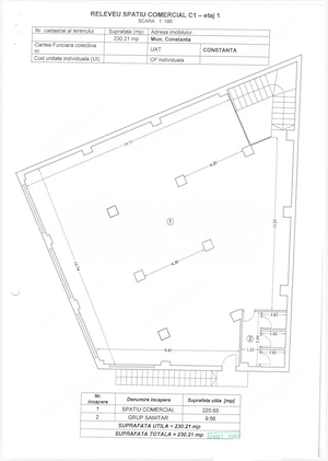 Spațiu comercial de închiriat P+1 – 464 mp, open space, Zona Casa de Cultură - imagine 5
