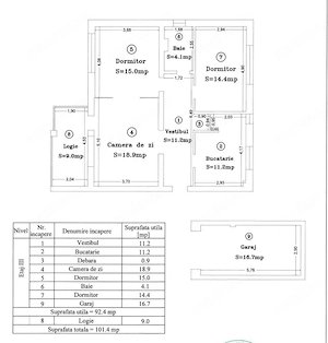 Apartament 3 camere, str. Bucuresti, suprafata generoasa - imagine 18