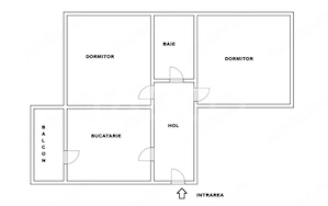 Apartament decomandat de vanzare 2 camere balcon Arhitectilor - imagine 4