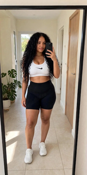 Kim brunetă sexy non stop 