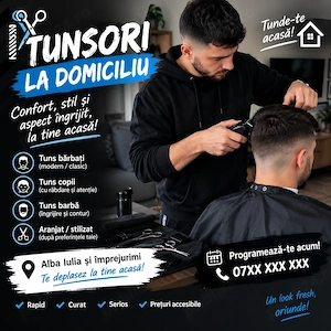 Frizer la domiciliu Alba iulia