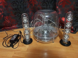 Sistem Boxe Harman Kardon SoundSticks III Original Design Transparent Premium