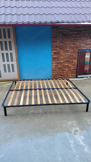 pat dublu 1800x200 cu saltea