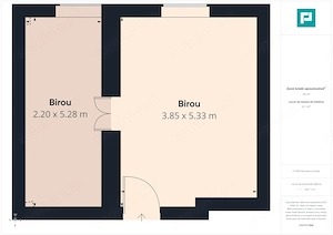 Spațiu de birouri cu 2 camere | Zonă Centrală - imagine 7