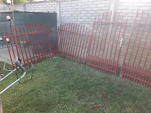 Panouri gard+poartă mare + poartă mică 