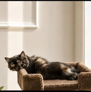 Pisica norocoasa persana exotic shorthair extremal tortie  - imagine 3