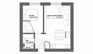 Închiriez studio cochet 36 mp, cu loc de parcare, situat la baza Colinei Universității - imagine 10