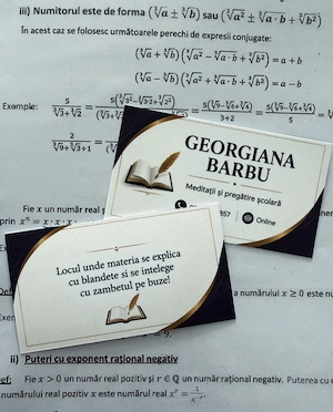 Meditatii Matematica Online Clasele II-XII | Cu rabdare, intelegere si rezultate 