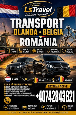Transport persoane Arad - Belgia Olanda 