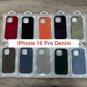 Husă protecție Denim pentru iPhone 16   16 Pro   16 Pro Max   16 Plus