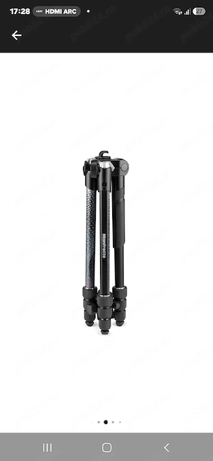 Manfrotto, trepied negru nou