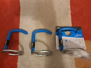 Set 3 Suporturi Carlige De Perete Pentru Bicicleta Decathlon Noi
