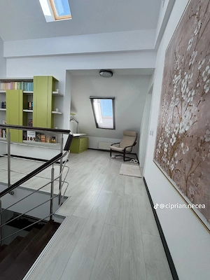 Duplex 120 mp 7min Metrou  Parcare Mobilat+Utilat Panoramă 2băi 2balcoane Apollo Residence - imagine 6