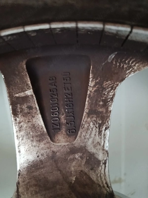 Jante 5x112 16 ,vw, audi,Skoda, seat 205 55 16 dot 2023, 6-7 mm  - imagine 2