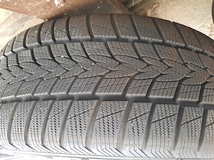 Vand jante inox Audi a4 b8 cu pneuri iarna  - imagine 3