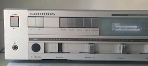 Amplificator Audiofil Grundig V 7500 High Fidelity sau Linie vintage cu Tuner T 7500 - imagine 2