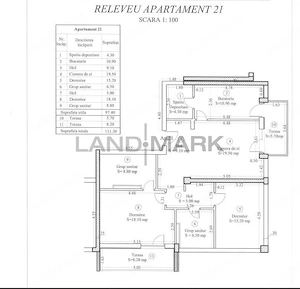 COMISION 0% DE INCHIRIAT Apartament 3 camere, 2 bai, str Barcelona - imagine 3