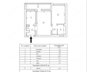 Abator-apartament cu 2 camere - imagine 9